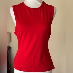 Forever 21 Vibrant Red Sleeveless Top